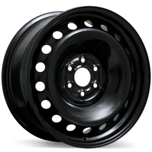 Fast Wheels – Steel / Acier – Black – 18″x8″ 40mm – All weather Wheels – ES54-1880-62BN+40C671